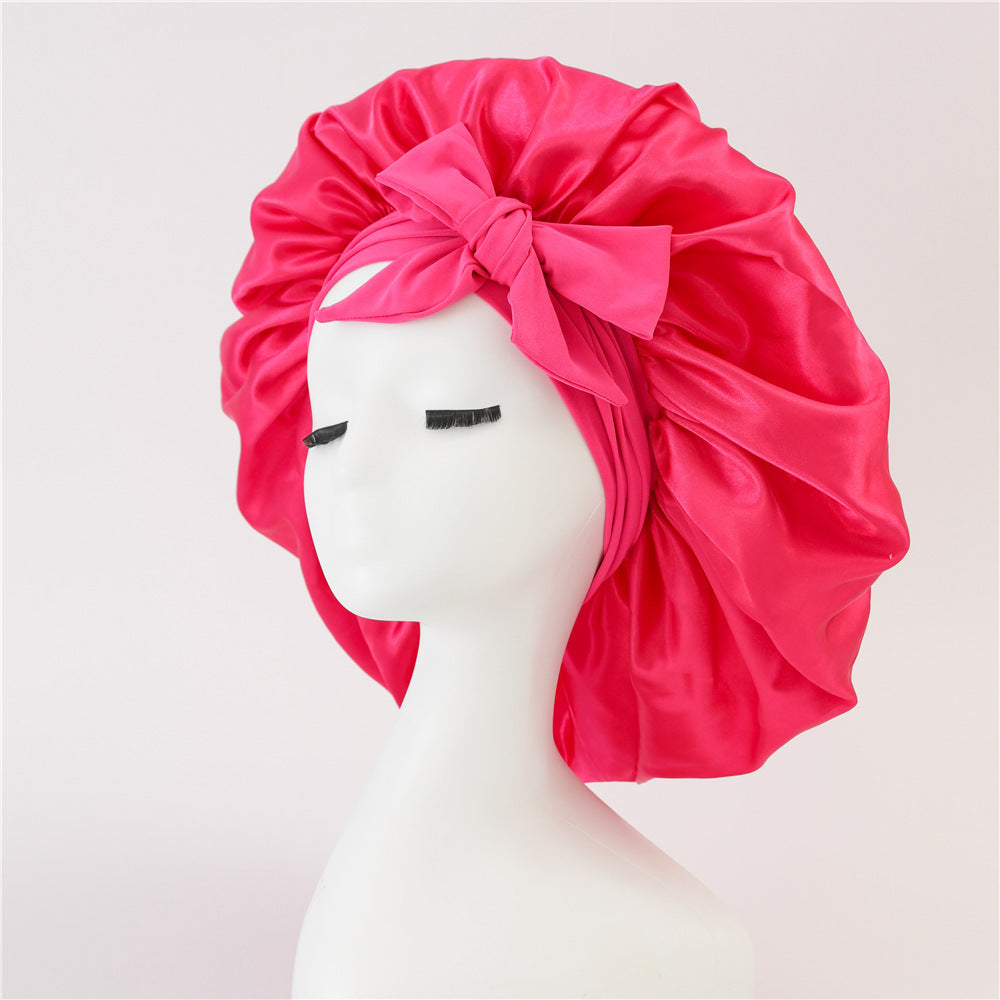 Silk Bonnet W/ Bow