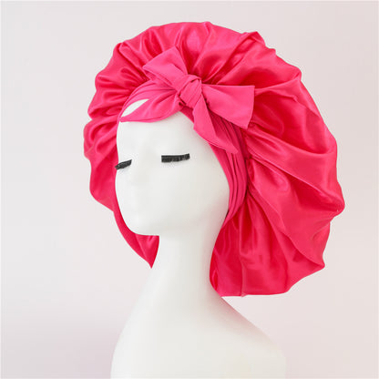 Silk Bonnet W/ Bow
