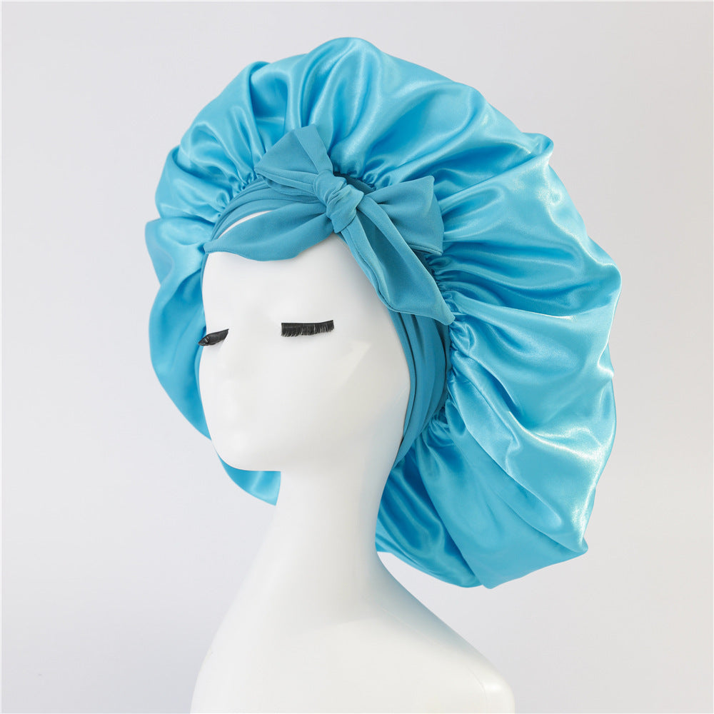 Silk Bonnet W/ Bow