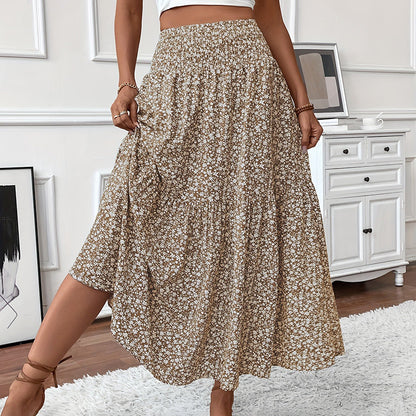 Boho Floral Maxi Skirt