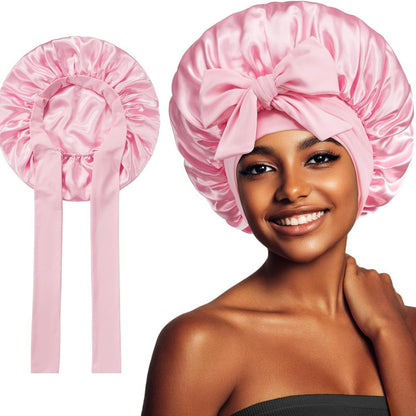 Silk Bonnet W/ Bow