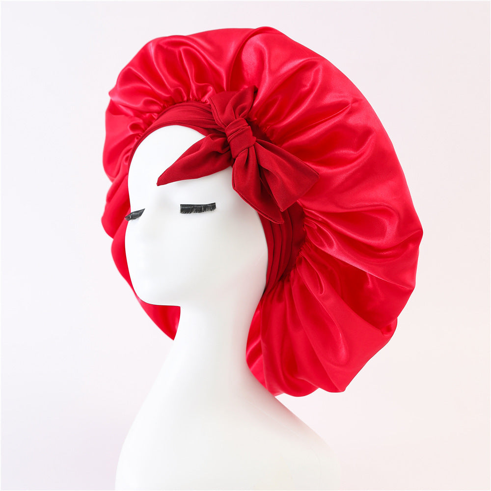 Silk Bonnet W/ Bow