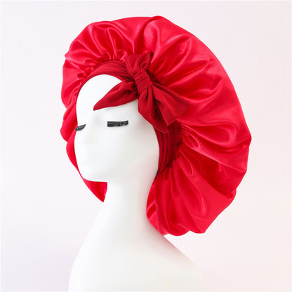 Silk Bonnet W/ Bow